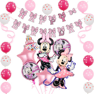 Ensemble de ballons pour enfants Mickey et <span class=keywords><strong>Minnie</strong></span>-Articles de décoration pour la fête d'anniversaire de bébé. - Product Image 1