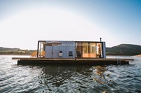 Maison conteneur flottante Maison sur l'eau Maisons flottantes préfabriquées