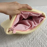 Pochette cosmétique matelassée en néoprène avec logo personnalisé, étanche, pour maquillage, organiseur de voyage, trousse de toilette pour femmes, promotion cadeau - rhode