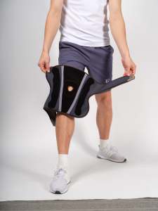 Ginocchiere di Supporto Regolabili di Alta Qualità, Delicate sulla Pelle, Compressive, Efficacemente Prevenzione delle Distorsioni Muscolari - Product Image 2