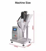 Machine de dosage de poudre haute précision, micro-doseur à vis sans fin pour épices, piment, ail, poivre, poudre de cacao sèche