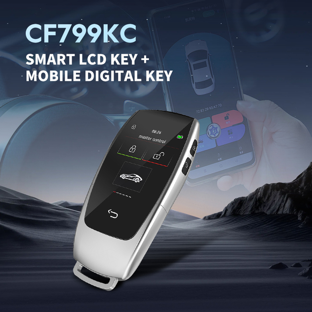 Car Key, One-touch Start, Smartphone Control, Comfortable Entry. Smart LCD Key, High-end Alloy Material