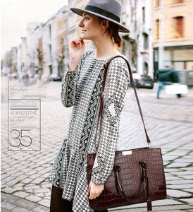 Nuevos Bolsos de Mano con Patrón de Cuero PU, Bolsos de Moda, Bolsos Grandes para Mujer, Bolsos Tote, Bolsos de Hombro, Bolsos Diagonales - Product Image 2
