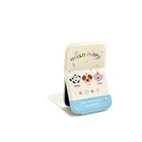 Miroir de poche pliable compact, durable, écologique, en plastique carré, cadeau d'anniversaire, souvenir, miroir tactile