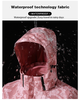 Streetwear avec logo personnalisé unisexe pêche chasse montagne imperméable Sports de plein air course coupe-vent pluie impression veste hommes