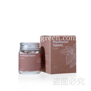 Solid Herbal <strong>Toothpaste</strong> Tablets <strong>SLS</strong>/Fluoride <strong>Free</strong> Natural Peppermint Travel Size Anti-Cavity Chewable Whitening <strong>Toothpaste</strong> - Product Image 6