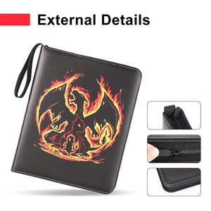 Álbum de Colección de Tarjetas de 4 Compartimentos para Pocket Monster, con Material de PU, para Tarjetas de Visita - Product Image 4