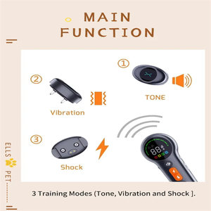 इपेपेटडॉग 3000 फीट रेंज पालतू कुत्ते प्रशिक्षण कॉलर कुत्ते छाल निवारक उपकरण खराब व्यवहार प्रशिक्षक वाटरप्रूफ शॉक कॉलर - Product Image 4