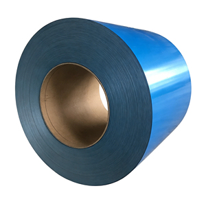 Bobine d'acier Galvalume prépeinte avec revêtement PE PPGI GL Substrate <span class=keywords><strong>AZ70</strong></span> 0,2-1,5 mm pour la fabrication de silos et de réservoirs - Product Image 1