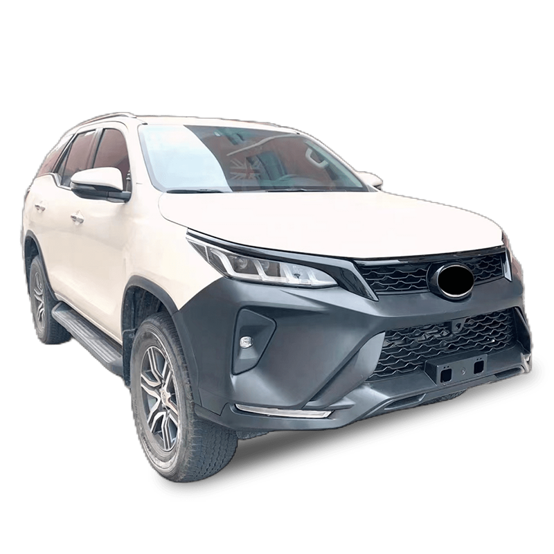 Обвес для Toyota Fortuner 2014-2020 обновление до 2021 включает передний задний бампер с решеткой фар
