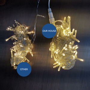 Cadena de luces colgantes <span class=keywords><strong>LED</strong></span> de <span class=keywords><strong>alambre</strong></span> de cobre de Navidad de alta calidad al <span class=keywords><strong>por</strong></span> <span class=keywords><strong>mayor</strong></span> decoración para fiesta de boda - Product Image 3