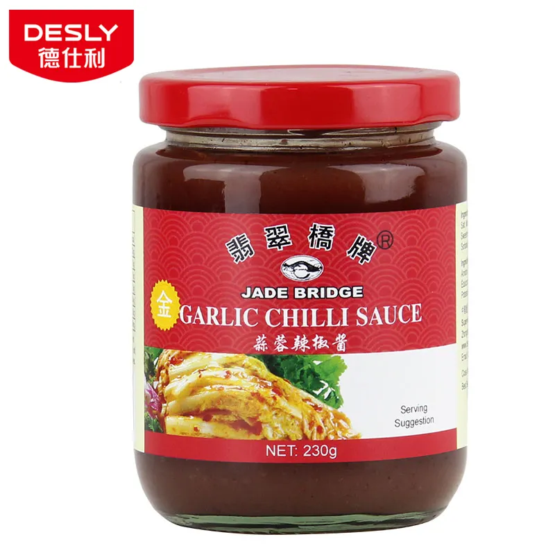 Großhandel Küche Lebensmittel Fabrik Preis 500g Authentic Jade Bridge Chili Sauce für Restaurant