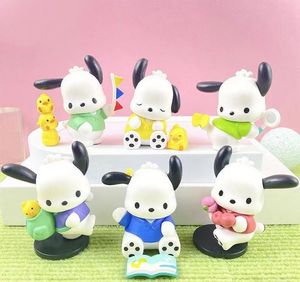 Figura de PVC de Wa Yi Anime <span class=keywords><strong>Pochacco</strong></span> Sanrios, Producto Japonés Terminado, Decoración DIY, Regalos, Decoradores, Juguetes de Caja Sorpresa para Pasteles - Product Image 1