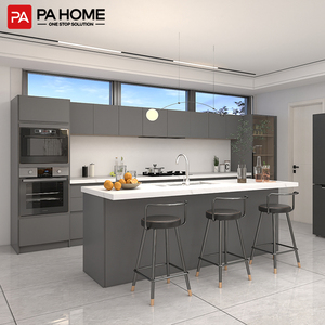 Mueble de Cocina Plegable Automático con Pared de Vidrio Simple para Residencias PA, con Cajón de Cierre Suave - Product Image 2