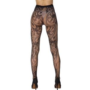 Sexy de alta calidad diseño Anti-gancho de rejilla pantalones de las medias de <span class=keywords><strong>malla</strong></span> Jacquard apretado - Product Image 5