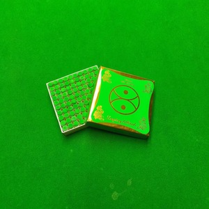 Couvre-pointe de queue de billard en plastique vert, durable, résistant à l'eau, accessoire de snooker, lot de 100 pièces - Product Image 2