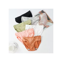 Elegante Spitzen-Bikini-Unterwäsche, einfarbig, sexy, bequem, hochgeschnitten, aus gestrickter Baumwolle, umweltfreundlich, atmungsaktiv, nahtlos, anpassbar, mit Schleife