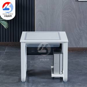 Nhà Máy Chuyên Nghiệp Thông Minh Lớp Học Đồ Nội Thất Lật Top Máy Tính Trường Lật Phòng Thí Nghiệm Giao Diện Điều Khiển Máy Trạm Bàn - Product Image 5