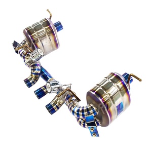 Suono forte Catback in lega di titanio per Ferr * ari 458 Italia 2011-2016 sistema di scarico modificato con telecomando elettronico della valvola - Product Image 6