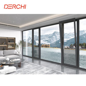 DERCHI Offre Spéciale rupture thermique fenêtres en aluminium Design aluminium Picture House insonorisé fenêtres inclinables et tournantes <span class=keywords><strong>baie</strong></span> vitrée - Product Image 3