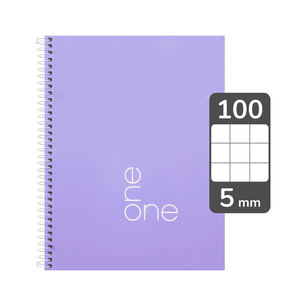 Cuaderno Henry de 100 Hojas con Cuadrícula de 5mm, Espiral Metálica, Tapa Dura, Páginas con Perforaciones para Uso Escolar/Oficina - Product Image 5