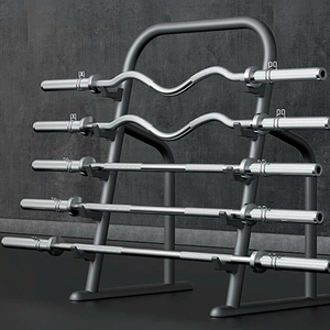 Barre d'haltères de compétition pour l'entraînement musculaire, les squats et les poids libres, 1,2-2,2 m, barre olympique, barre droite - Product Image 1