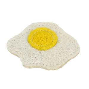 Loofah <b>Sponge</b> Pet Toy Set Cat Chew Toys <b>Natural</b> Three Piece For Self Entertainment - Product Image 3