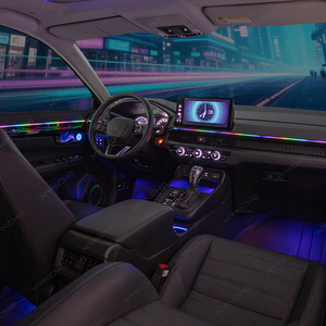 KYNCHO para Honda CRV <span class=keywords><strong>2022</strong></span>-2025, Sistema de Iluminación Interior para Auto, Luz Ambiental LED con Cambio de Color y Control de Ritmo Musical - Product Image 6