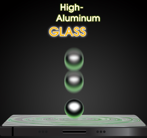 Verre trempé à grande courbe en aluminium de 0.4mm pour iphone 13 pro max 14 pro avec filet anti-poussière pour le récepteur de téléphone - Product Image 4