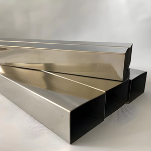 Tube carré rectangulaire en acier inoxydable sur mesure 20*20mm 40*40mm 50*50mm Tube rectangulaire carré en acier inoxydable 304 - Product Image 2