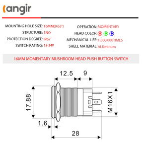 Pulsante nero in miniatura <span class=keywords><strong>PCB</strong></span> montaggio basso profilo tattile pulsante pulsante interruttore a pulsante per dispositivo elettronico - Product Image 3