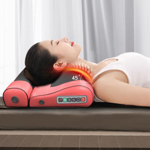 High Quality Modern Relaxation Massage Pillow <b>Vibrator</b> Electric Shoulder <b>Back</b> Heating Kneading Therapy Shiatsu Neck <b>Massager</b> - Product Image 5
