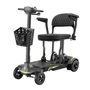 Elektro Mobilitats Con Lăn Behinderten T300C 4 Rad Có Thể Gập Lại Di Động Xe Tay Ga Carbon 13Kg leicht MIT Abe Deutschland - Product Image 1