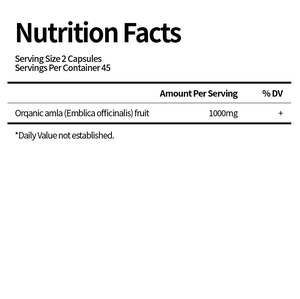 OEM Private Label Orgânico Indiano Gooseberry Herbal Vitamina Cápsulas Amla Suporte Imunológico Vegan Adulto 90 Cápsulas - Product Image 2