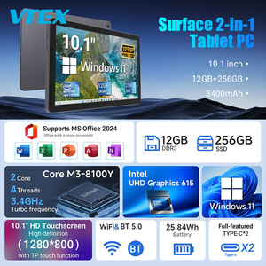 10.1 "Win hệ thống CPU M3-8100Y 12GB 256GB máy tính xách tay BT Loại bàn phím C kinh doanh văn phòng bề mặt tablete WIN-dows 2 trong 1 máy tính bảng PC - Product Image 5