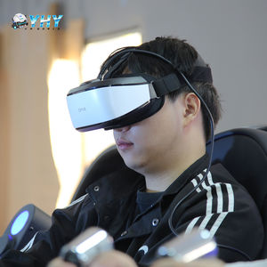 Le parc d'attractions monte 2 cinéma dynamique de vr de machine d'arcade de réalité virtuelle de l'équipement 9D de jeu de cinéma de joueurs - Product Image 2