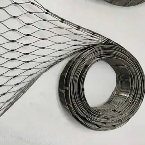 Stainless Steel Cable Mesh Suppliers Flexible Stainless Steel Metal Wire Rope Mesh Bag