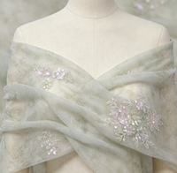 Robe de mariée femme printemps-été couleur bonbon en tissu mousseline organique à motif à carreaux et pois, fraîche, légère et respirante