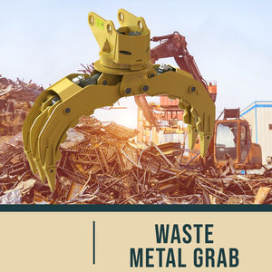 Grappin pour excavatrice XUVOL, grappin à roche rotatif à 360 degrés, adapté aux excavatrices de 10 à 20 tonnes, grappin à pierre à double cylindre - Product Image 2