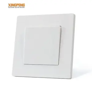 Mezeen F série eu 1gang 3 way switch preço de fábrica botão interruptor com luz 10A 250V interruptor de parede moderna