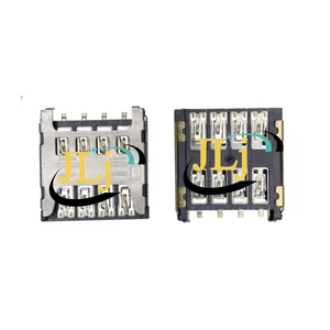 High quality smart card connector 8pin push pull pcb micro sim card connector