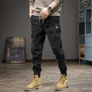 <span class=keywords><strong>กางเกง</strong></span>ขายาวผ้าลูกฟูก<span class=keywords><strong>ส</strong></span>ไตล์อเมริกันย้อนยุ<span class=keywords><strong>ค</strong></span>สุดเทรนด์<span class=keywords><strong>ส</strong></span>ำหรับฤดูหนาว, <span class=keywords><strong>กางเกง</strong></span>เลกกิ้งบุหนานุ่ม<span class=keywords><strong>ส</strong></span>ำหรับผู้<span class=keywords><strong>ชาย</strong></span>, <span class=keywords><strong>กางเกง</strong></span>วอร์มเอวยางยืดทรงหลวมขนาดใหญ่ - Product Image 1