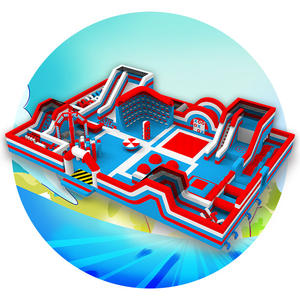 Y & G, Parque inflable para interiores y exteriores, casa <span class=keywords><strong>de</strong></span> rebote, fantásticos días familiares, parque temático inflable grande, parque <span class=keywords><strong>de</strong></span> aventuras inflable - Product Image 1