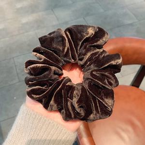 Herfst Winter Haaraccessoires Sterk 15Cm Xl Elastische Haarband Banden Grote Grote Xxl Scrunchies Premium Oversized Fluwelen Scrunchie - Product Image 5