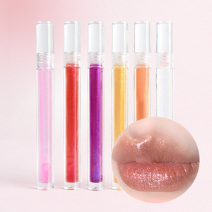 Gloss à lèvres liquide rose de haute qualité, naturel, biologique, transparent, brillant, végétalien, nourrissant, éliminant les ridules des lèvres, en gros - Product Image 3