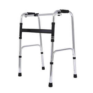 Aluminum Alloy <b>Walker</b> With Seat Height Adjustable For <b>Elderly</b> And Pregnant Women Rehabilitation Outdoor Use - Product Image 2