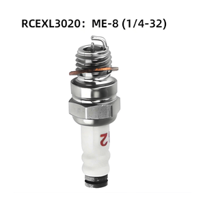 Bujía de Alta Calidad 1/4-32 RC RCEXL GF30 RCE ME-8 para Avión IRIDIUM RCGF DLE SAITO OS <span class=keywords><strong>TOYAN</strong></span> de 2 Tiempos, Hexagonal de 5/16" 8mm, 10cc-60cc - Product Image 5