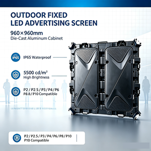 Pantalla LED Perimetral para Estadios P4 de 960x960mm, Alquiler de Señalización Digital para Exteriores, Gabinete de Pantalla LED para Video en Campos de Fútbol - Product Image 5