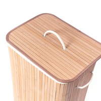 Panier de rangement pliable en bambou tissé, corbeille à vêtements, hautes performances, prix usine