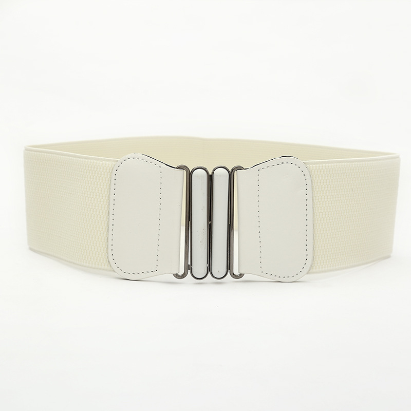 Plus Size Belt Elastic Wide Red Leather Fashion Cummerbunds 